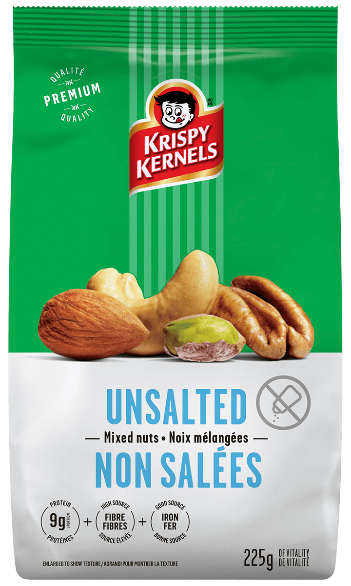 Mixed nuts Unsalted 225g Krispy Kernels