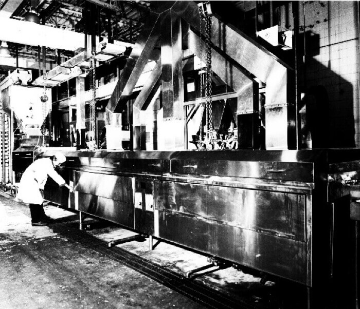 First processing factory in 1951