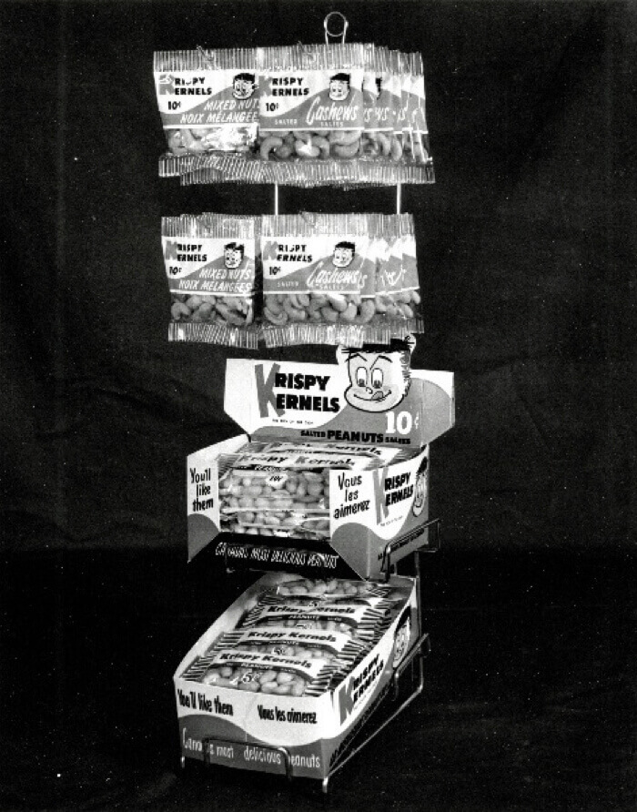 Nut display in 1953