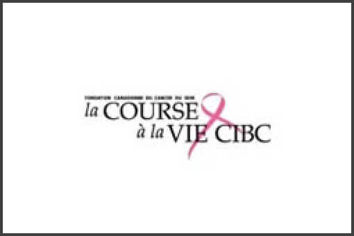 La course à la vie CIBC logo